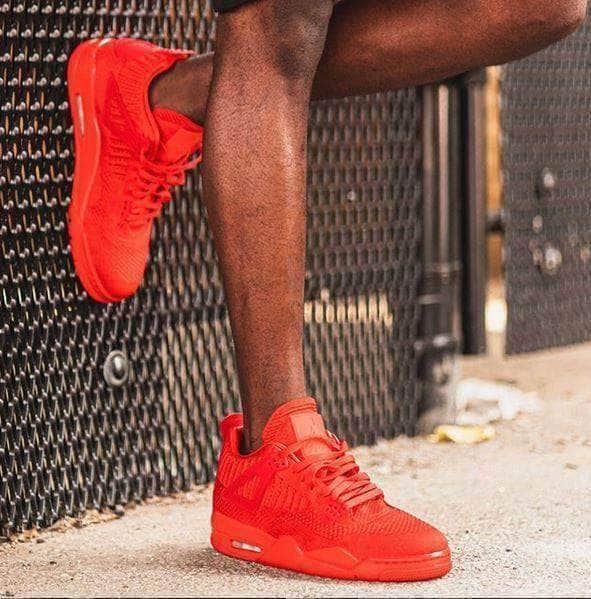 Red flyknit jordans Clearance