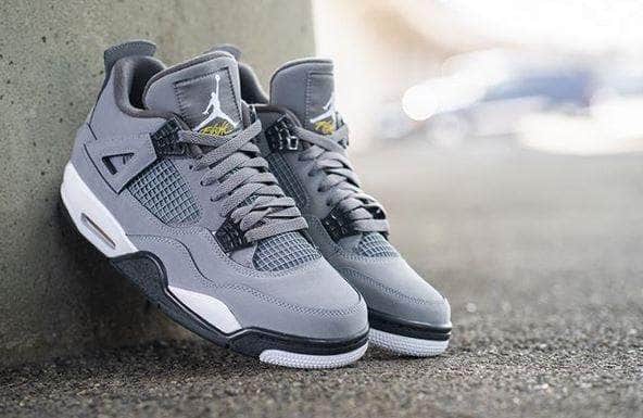 Jordan retro 4 all grey Clearance
