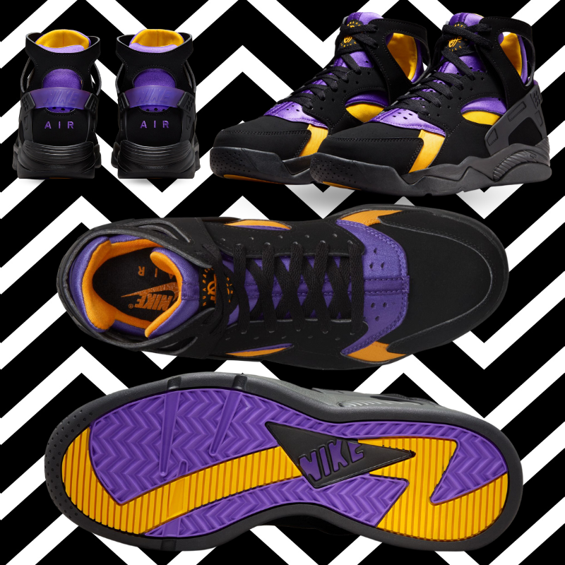 Nike air flight huarache top mens yellow