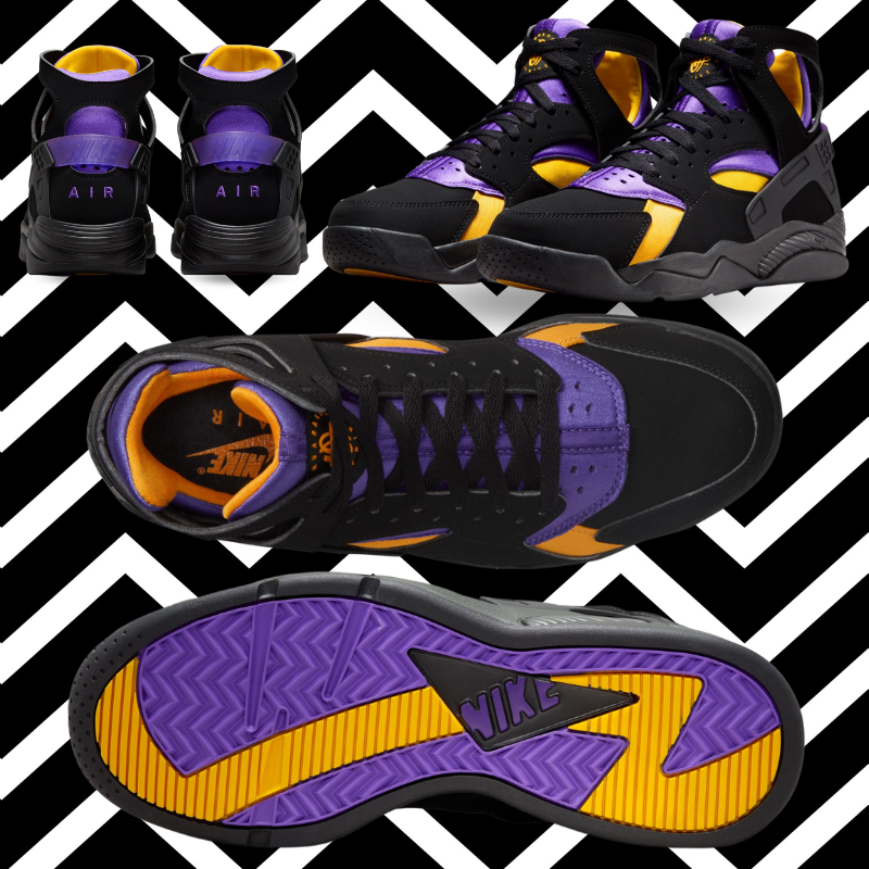 Nike air flight huarache lakers sale