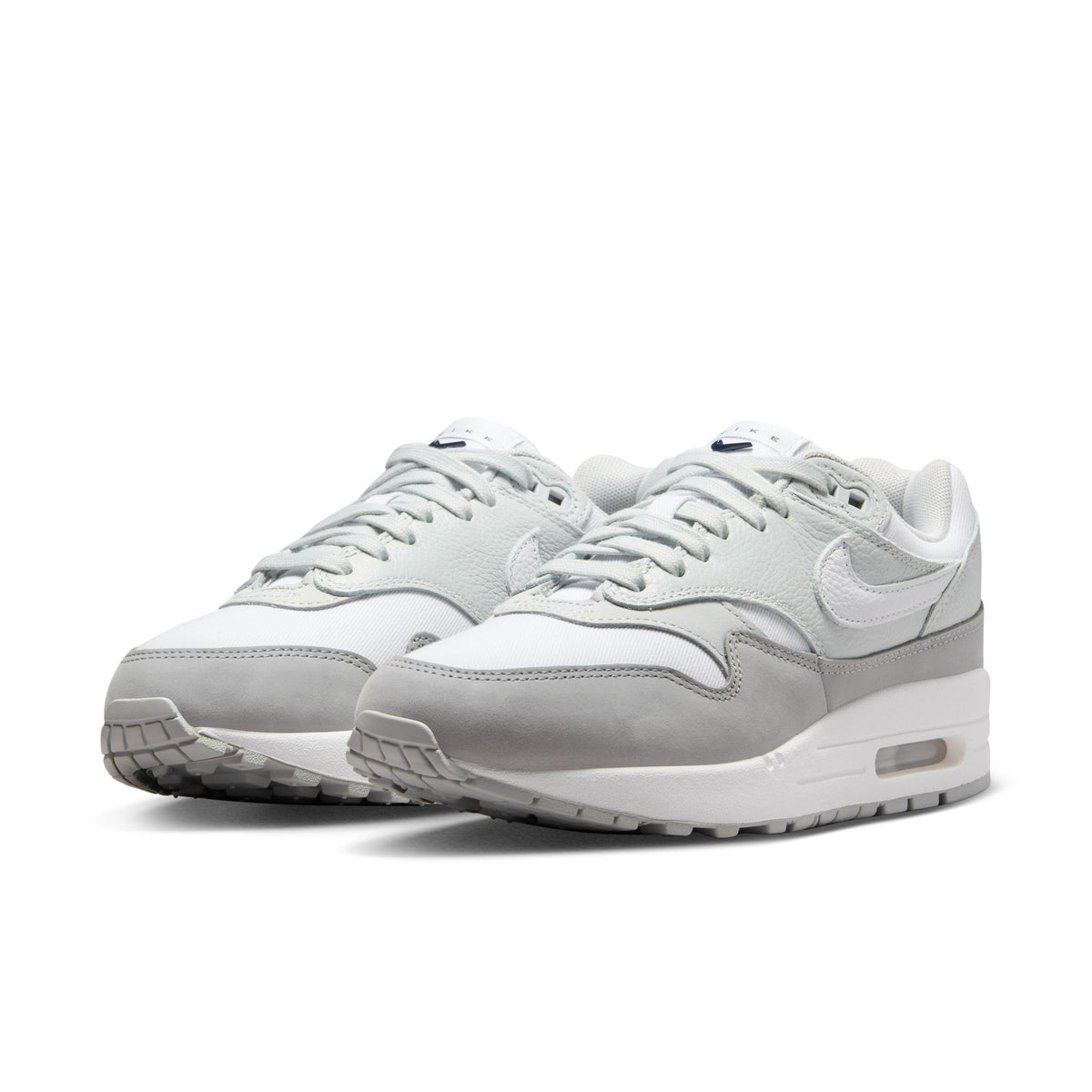 Nike Light Gray and White Air Max Sneakers Nike White Gray Air Max 97 Sneakers | Size 7.5 | eBay main image 4