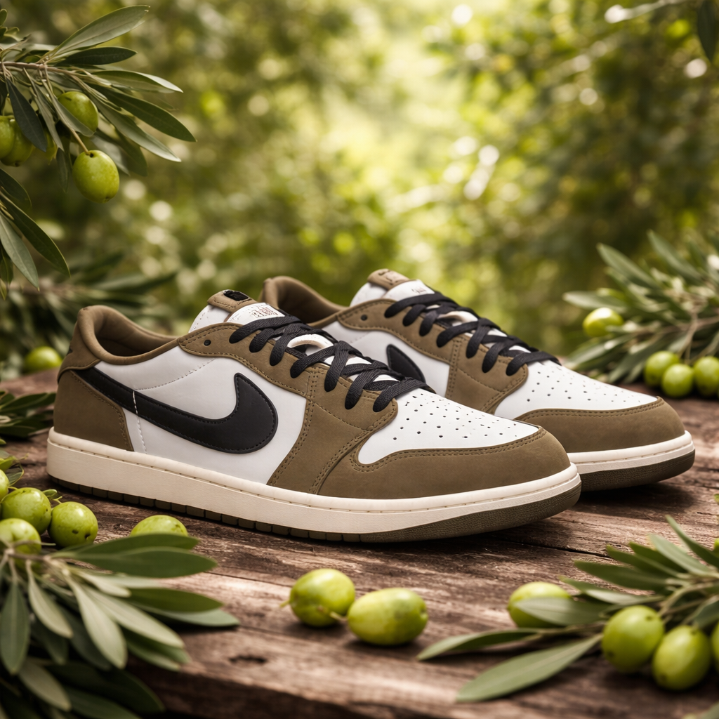 Air Jordan 1 Retro Low OG “Medium Olive” Family Collection