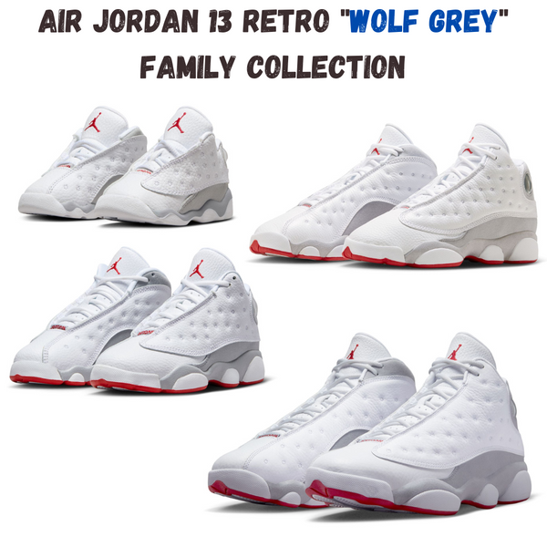 Air Jordan 13 Retro White Wolf Grey