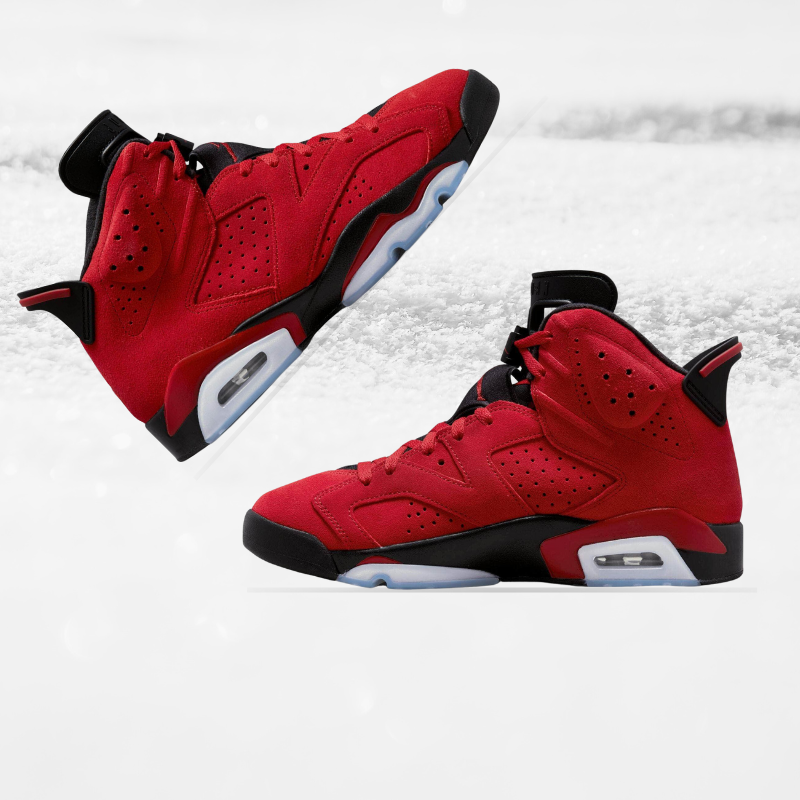 Jordan 6 2025 red suede