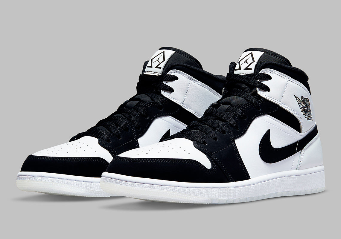 Nike air jordan 1 mid tuxedo womens best sale