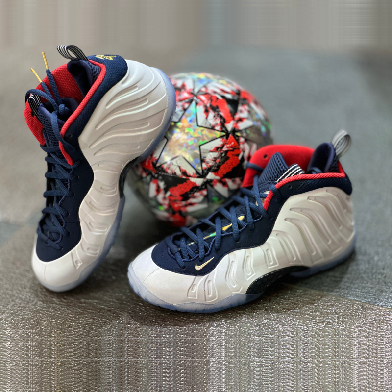 Nike foamposite off white clearance