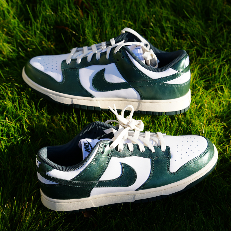 nike dunk low womens green