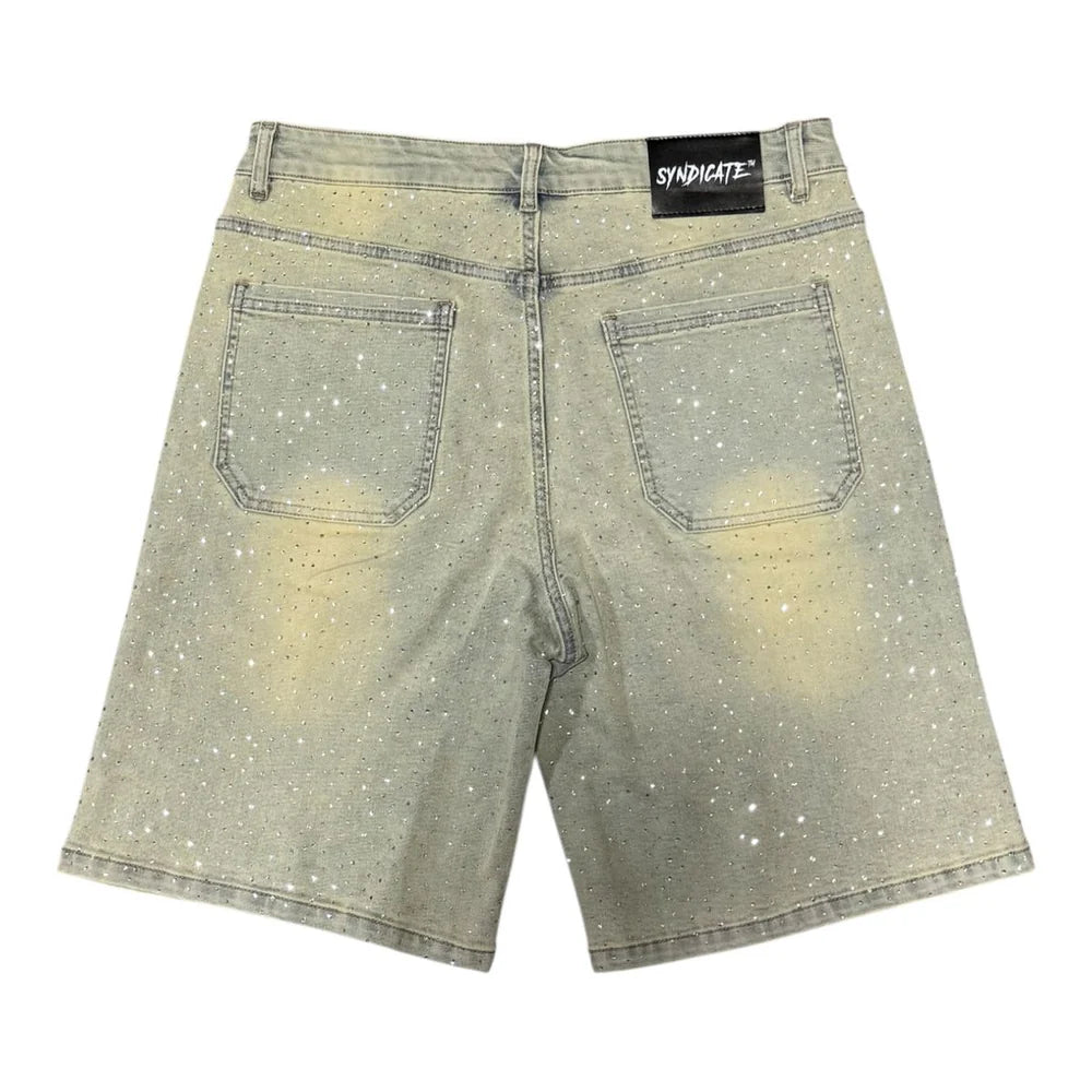 Syndicate "Cosmo" Vintage Blue Denim Jorts - Men's