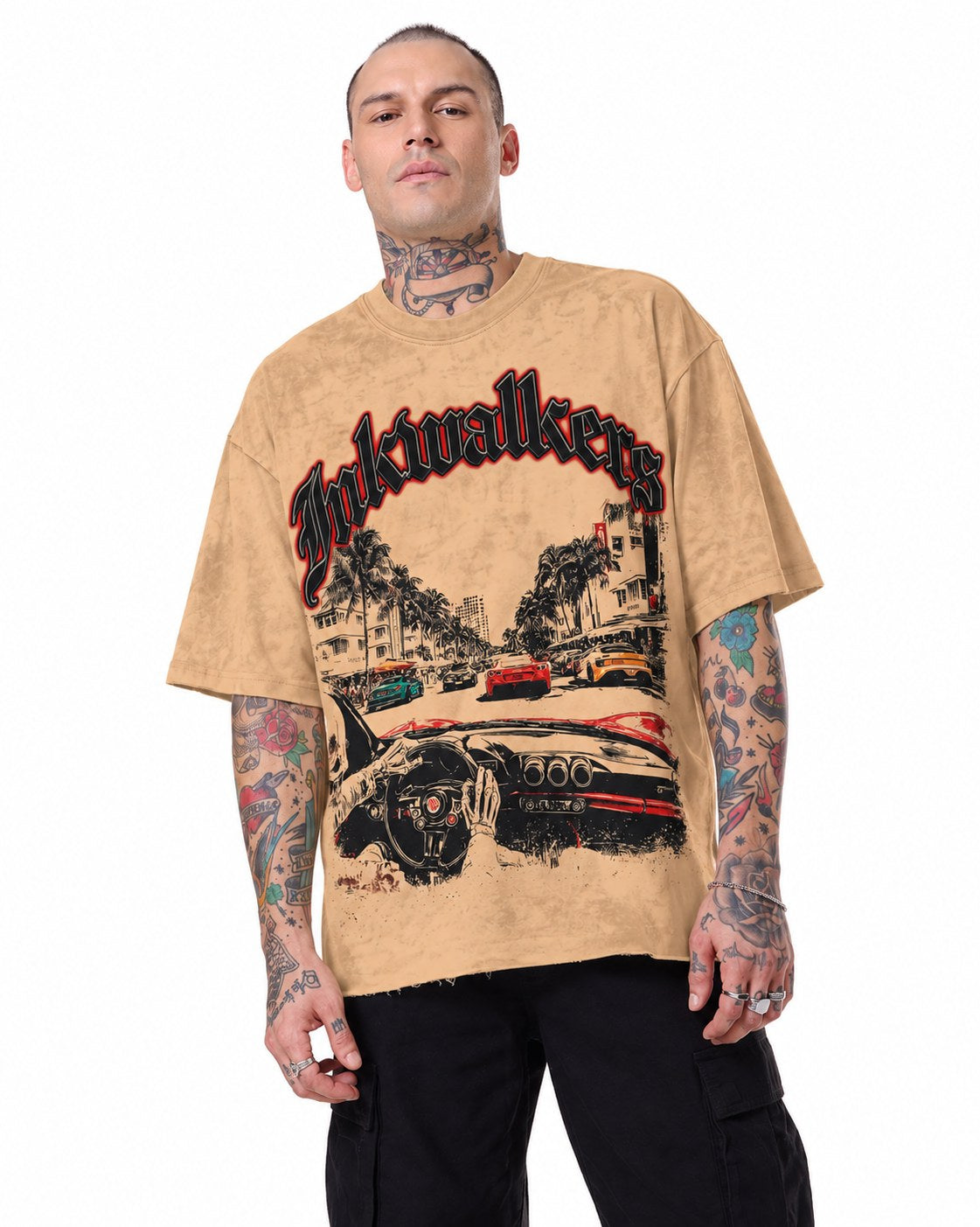 Inkwalkers Ignition Tee - Beige