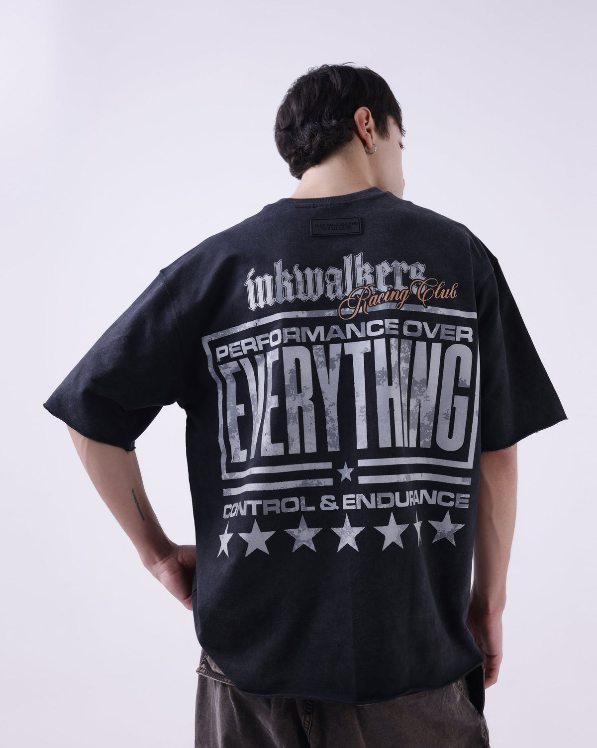 Inkwalkers Gear Up Tee - Washed Black