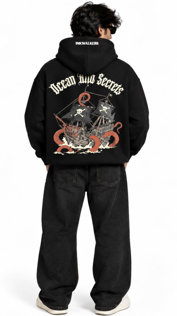 Inkwalkers Lost Crew Hoodie - Black