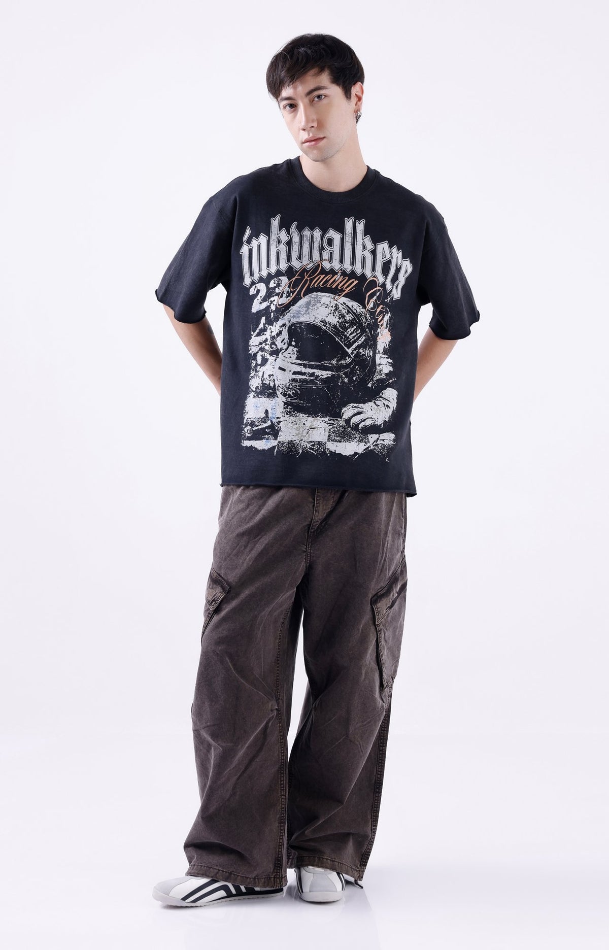 Inkwalkers Gear Up Tee - Washed Black