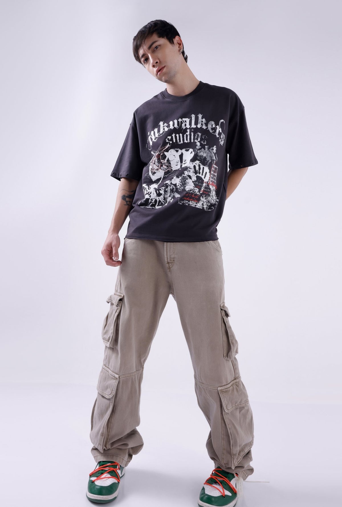 Inkwalkers Glitch Tee - Grey