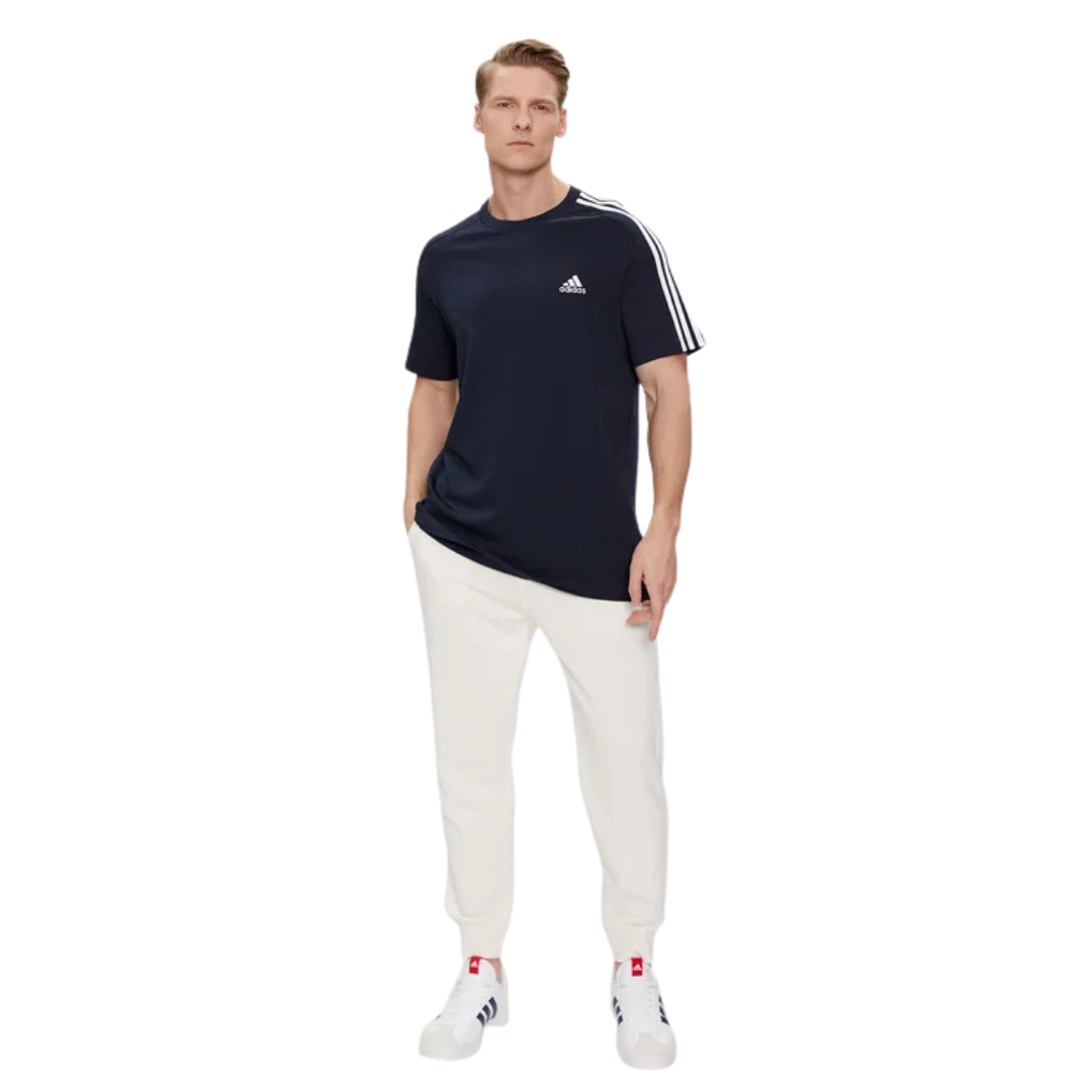 adidas Essential Single Jersey 3-Stripes Tee - Men's