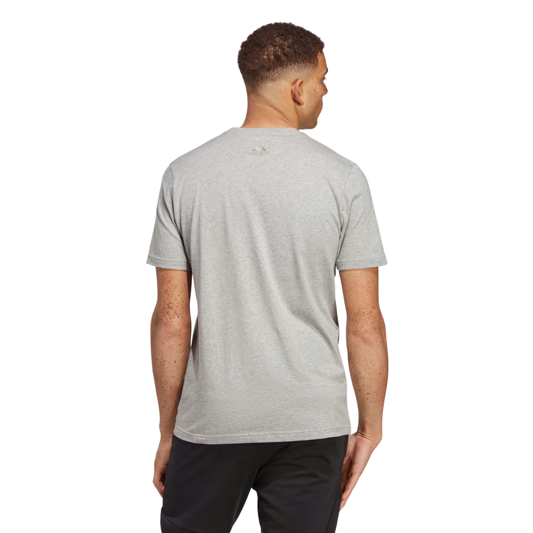 adidas Essentials Single Jersey Linear Embroidered Logo Tee - Men's