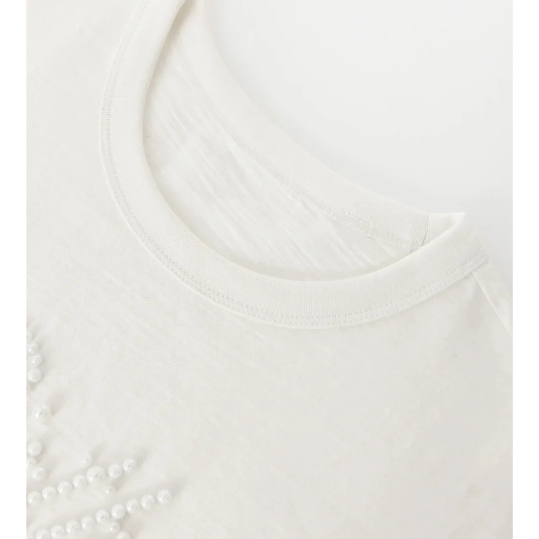 Birth of a Royal Child 'Pearl Patchwork' White Tee