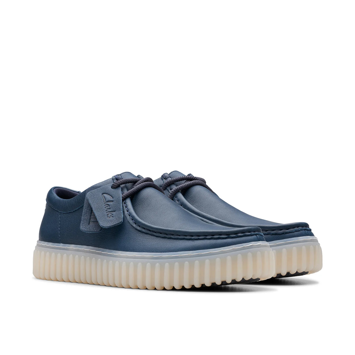 Clarks Originals Torhill Lo Navy Leather - Men's
