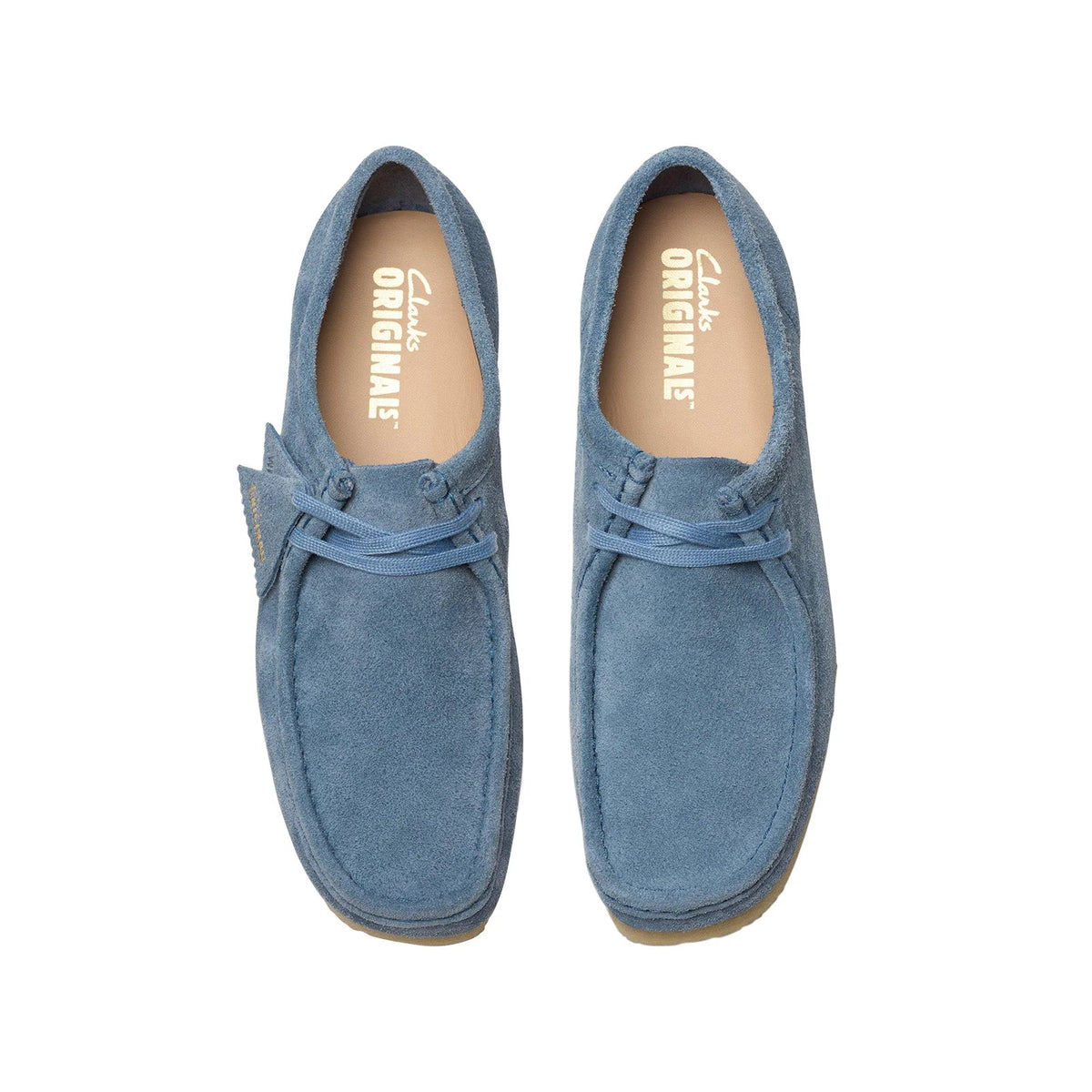Clarks Wallabee French Light Blue Suede - 26179164