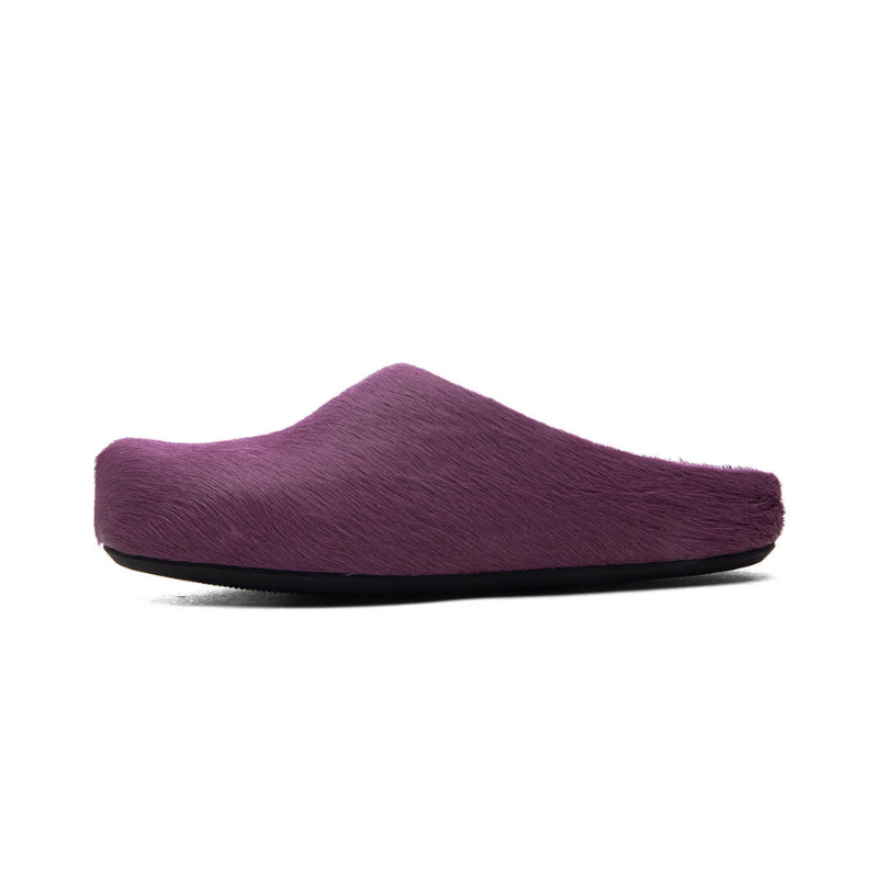 Marni 'Fussbett Sabot' Purple Slides