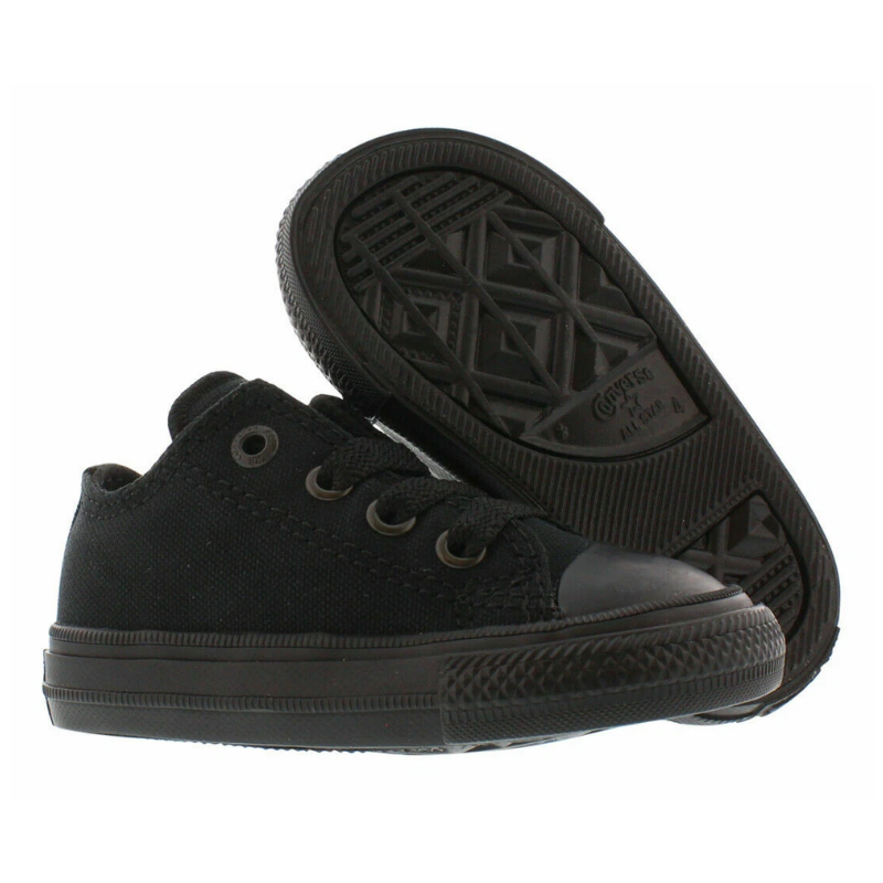 Converse Chuck Taylor Street Ox Low Top Black Mono - Toddler