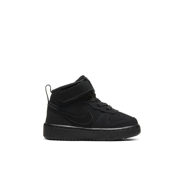 Nike Court Borough Mid 2 'Triple Black' - Toddler