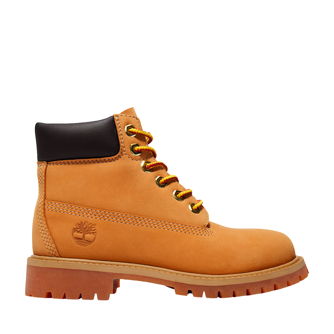 Timberland Junior Premium 6-Inch Waterproof Boot "Wheat" - Youth Sneakers