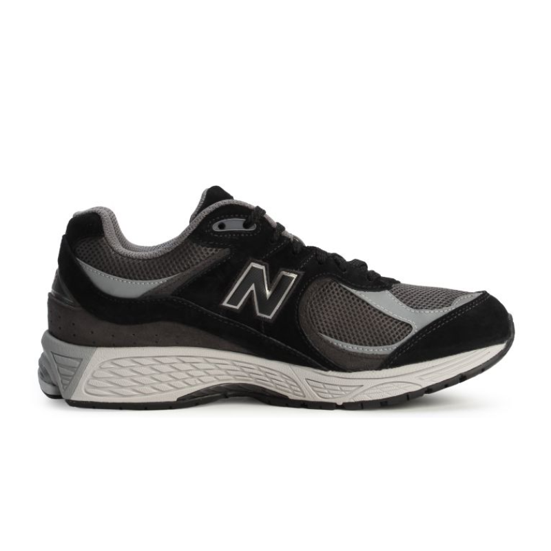New Balance 2002R Black/Castlerock Grey - Men's