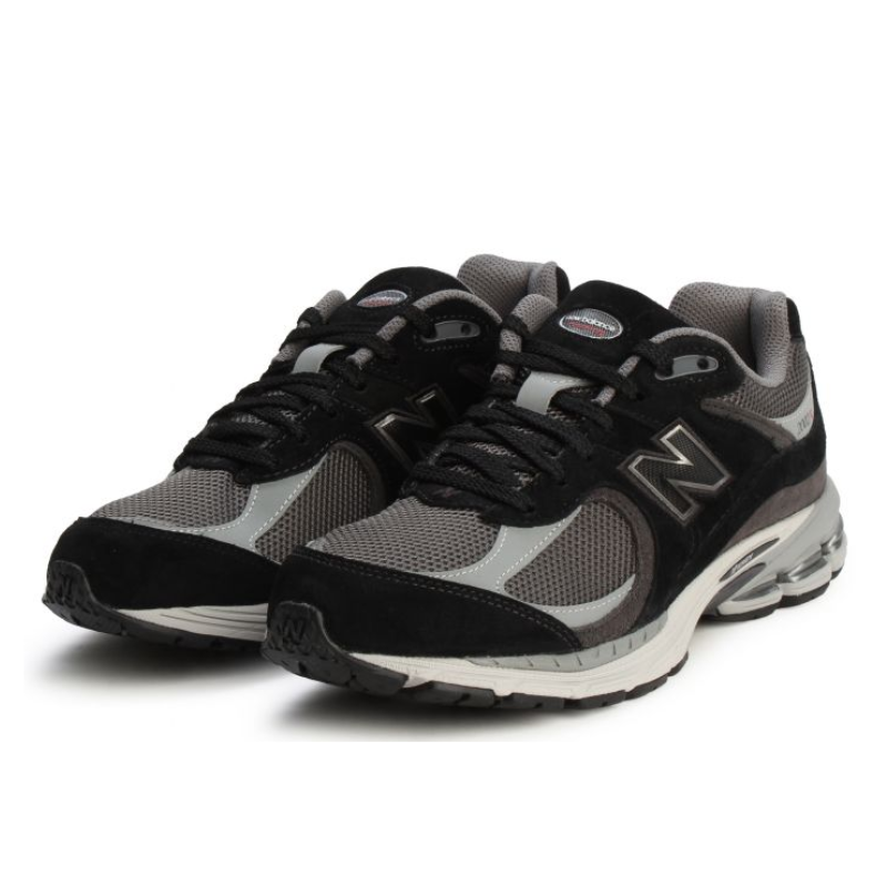 New Balance 2002R Black/Castlerock Grey - Men's
