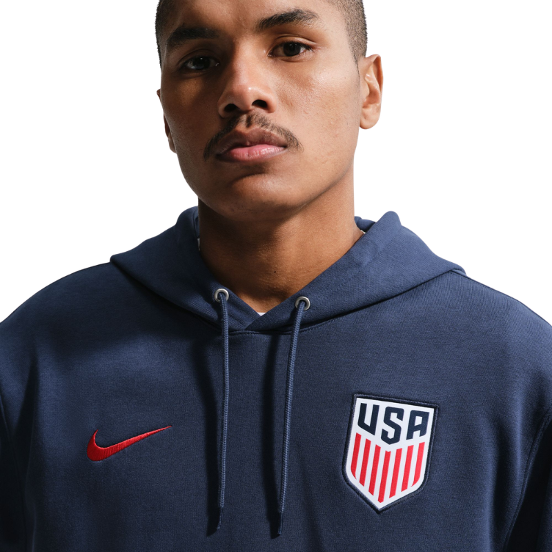 Nike Soccer French Terry Pullover Hoodie USMNT Club - Men's