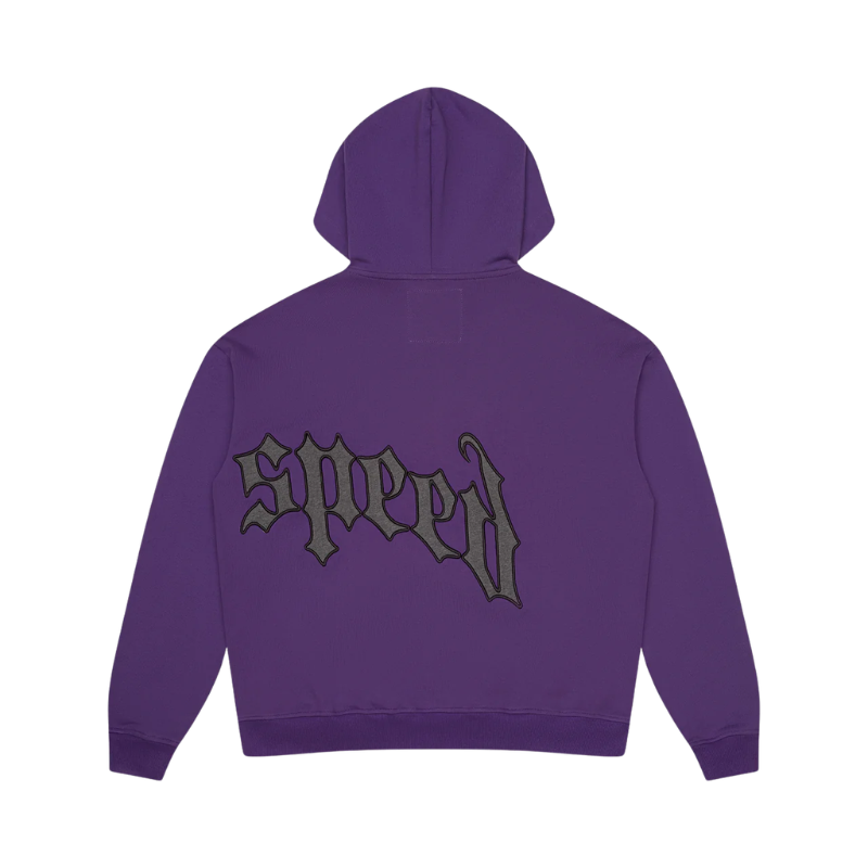 Godspeed OG Logo Purple & Grey Hoodie