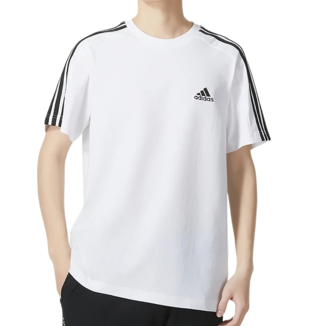 adidas Essential Single Jersey 3-Stripes Tee - Men's