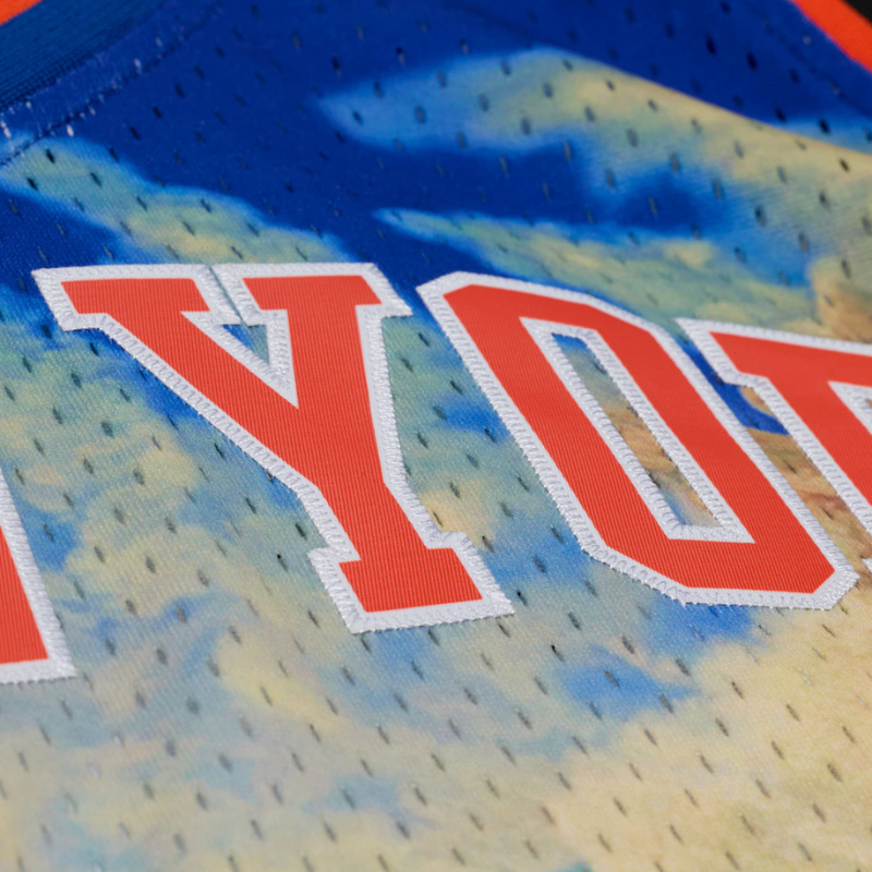 Stephon Marbury New York Knicks M&N x Jon Stan Blue Swingman Jersey