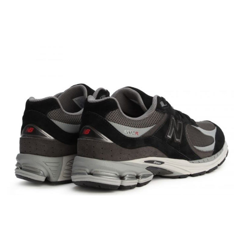 New Balance 2002R Black/Castlerock Grey - Men's