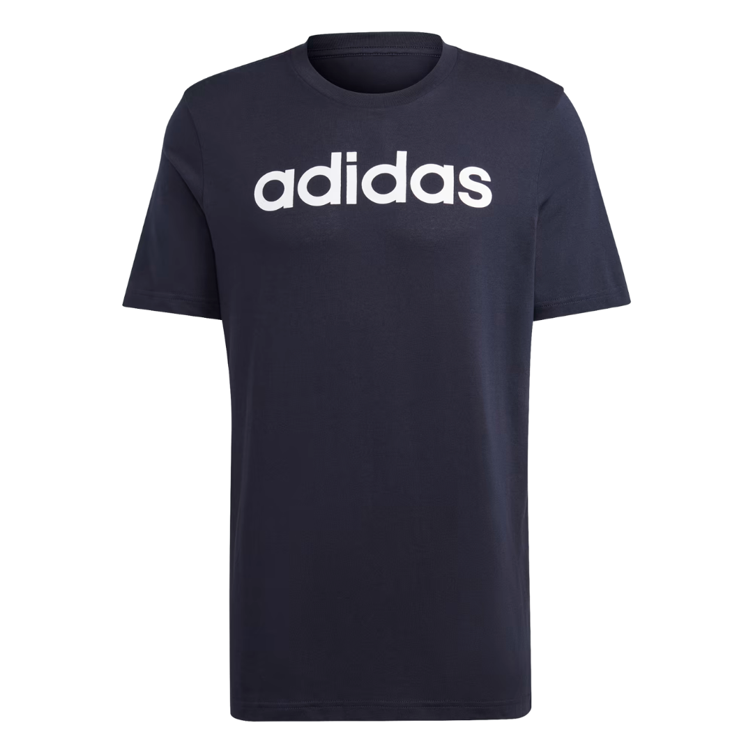 adidas Essentials Single Jersey Linear Embroidered Logo Tee - Men's