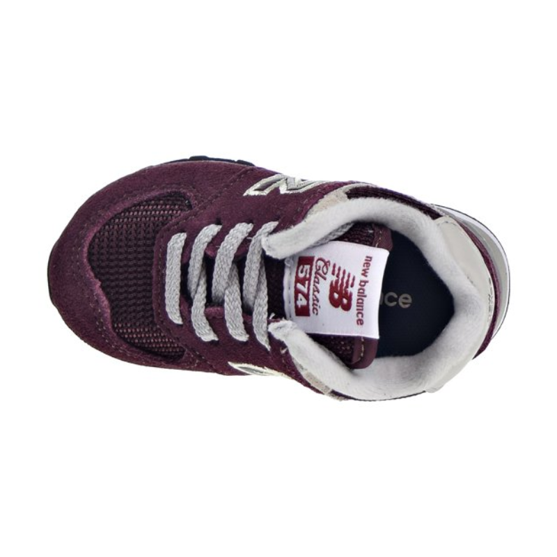 New Balance 574 Toddler Burgundy/Grey -
