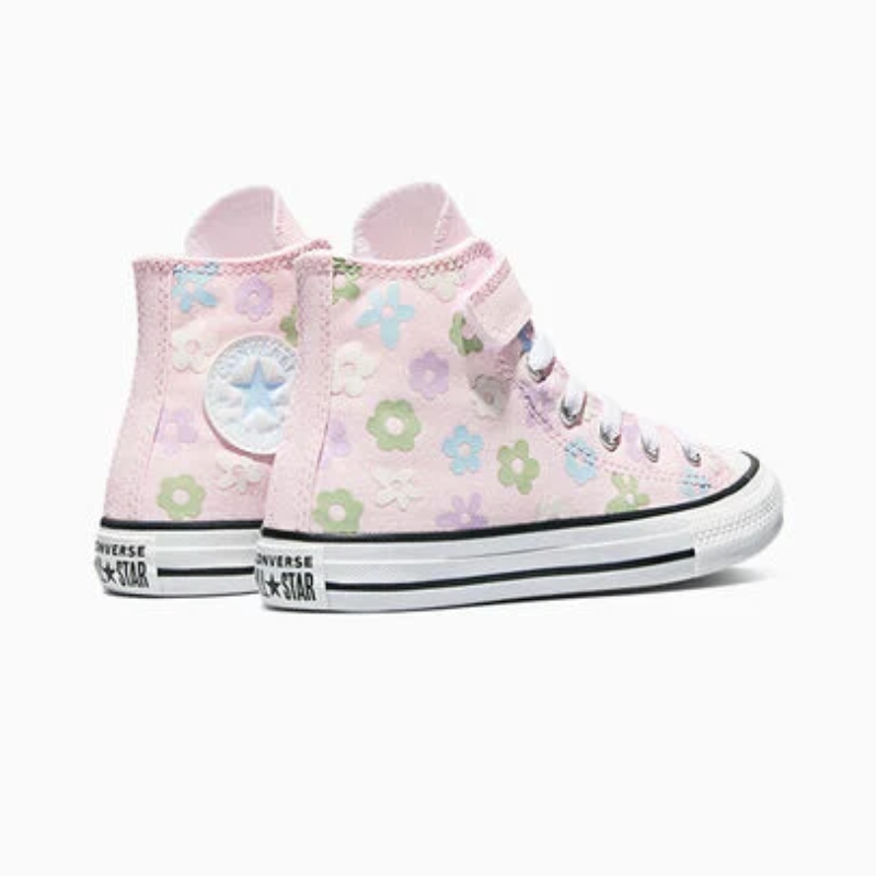 Converse Chuck Taylor All Star Easy-On Bubble Flowers Little Kids Hi - Youth Sneakers
