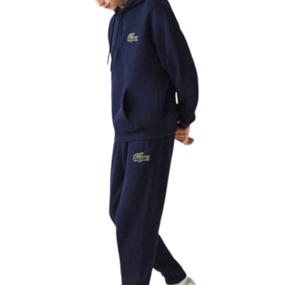 Lacoste Unisex Loose Fit Hooded Sweatshirt