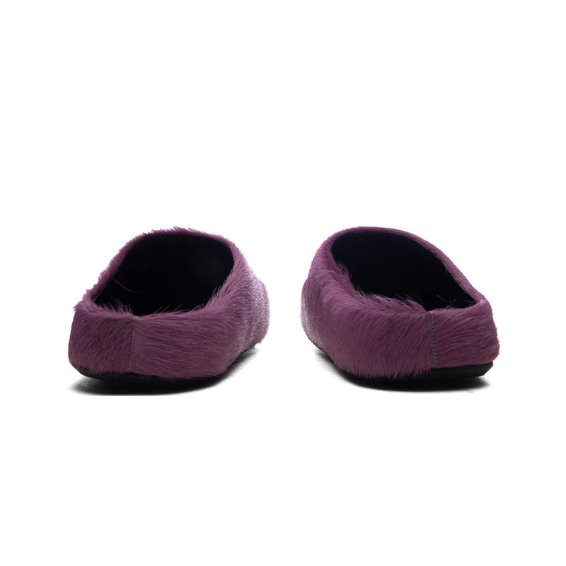 Marni 'Fussbett Sabot' Purple Slides