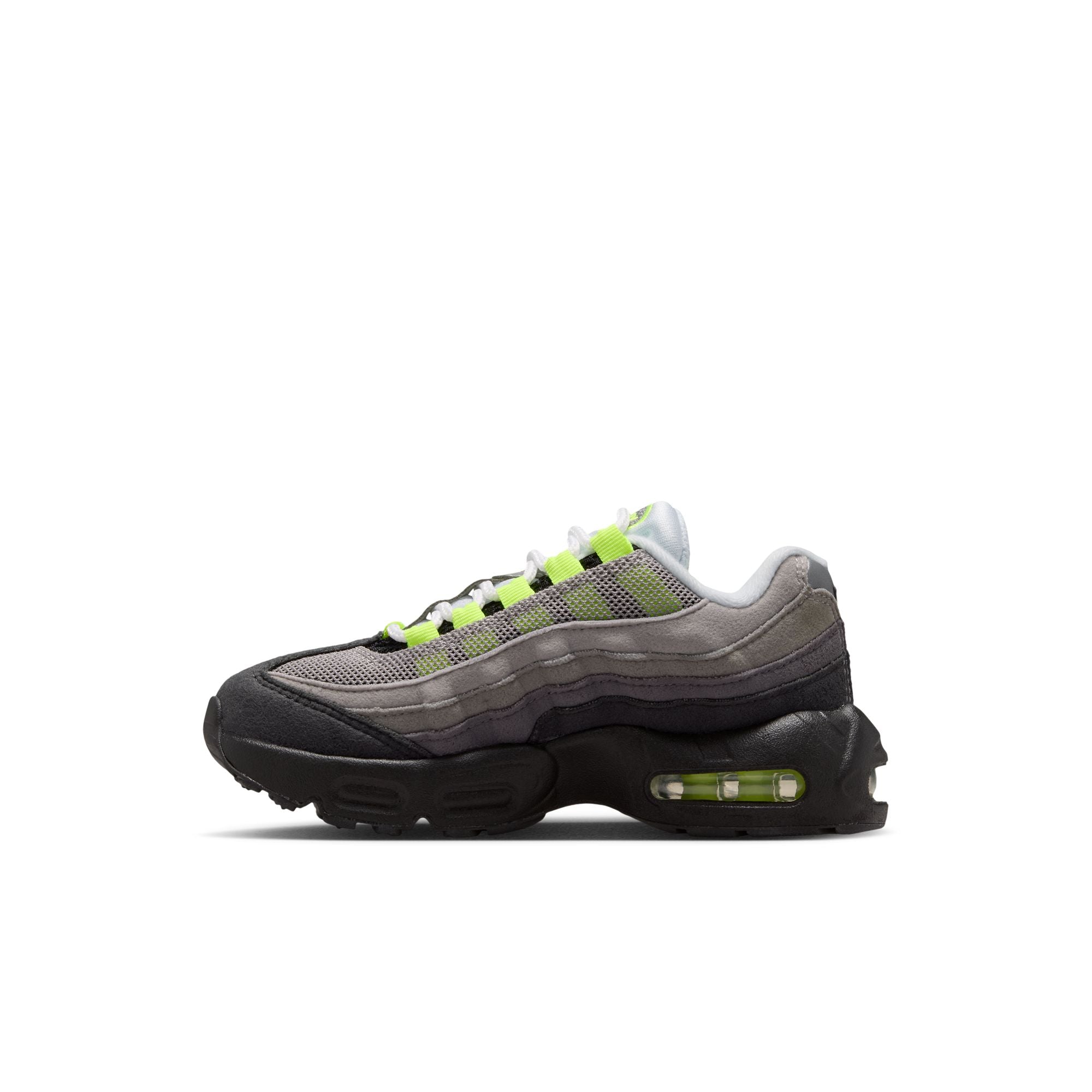 Nike Air Max 95 OG Big Bubble "Neon Yellow" - Preschool