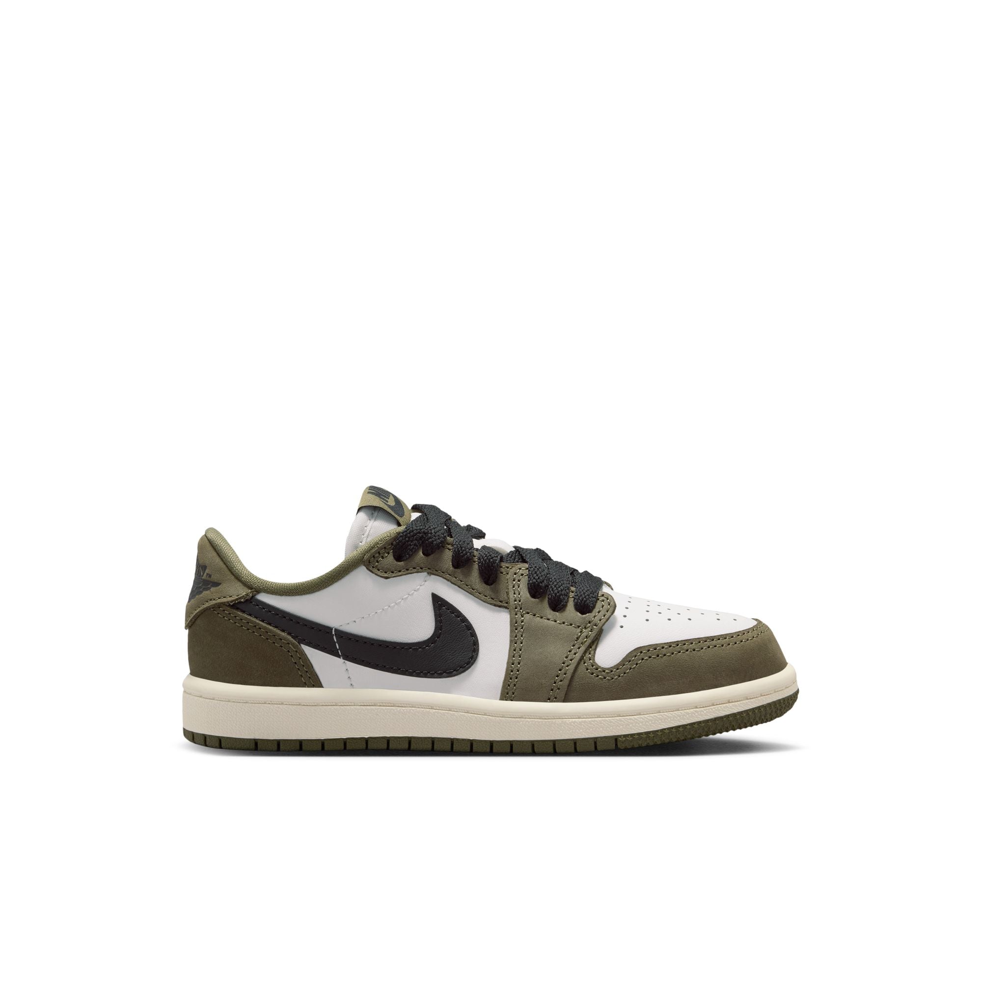 Air Jordan 1 Retro Low "Medium Olive" - Preschool