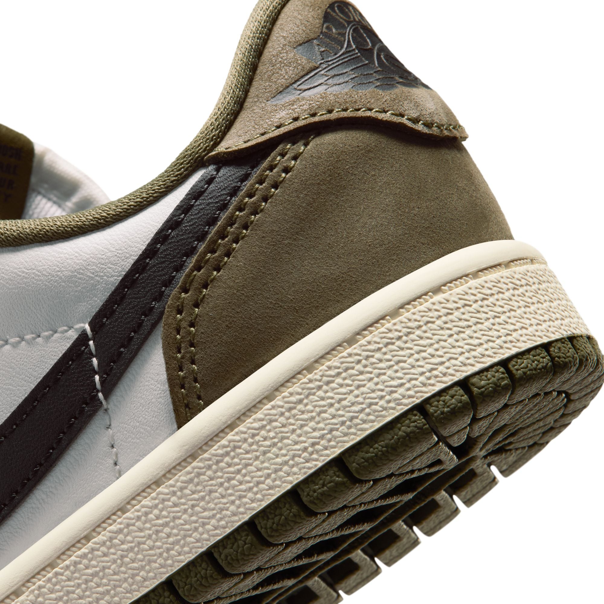 Air Jordan 1 Retro Low "Medium Olive" - Preschool
