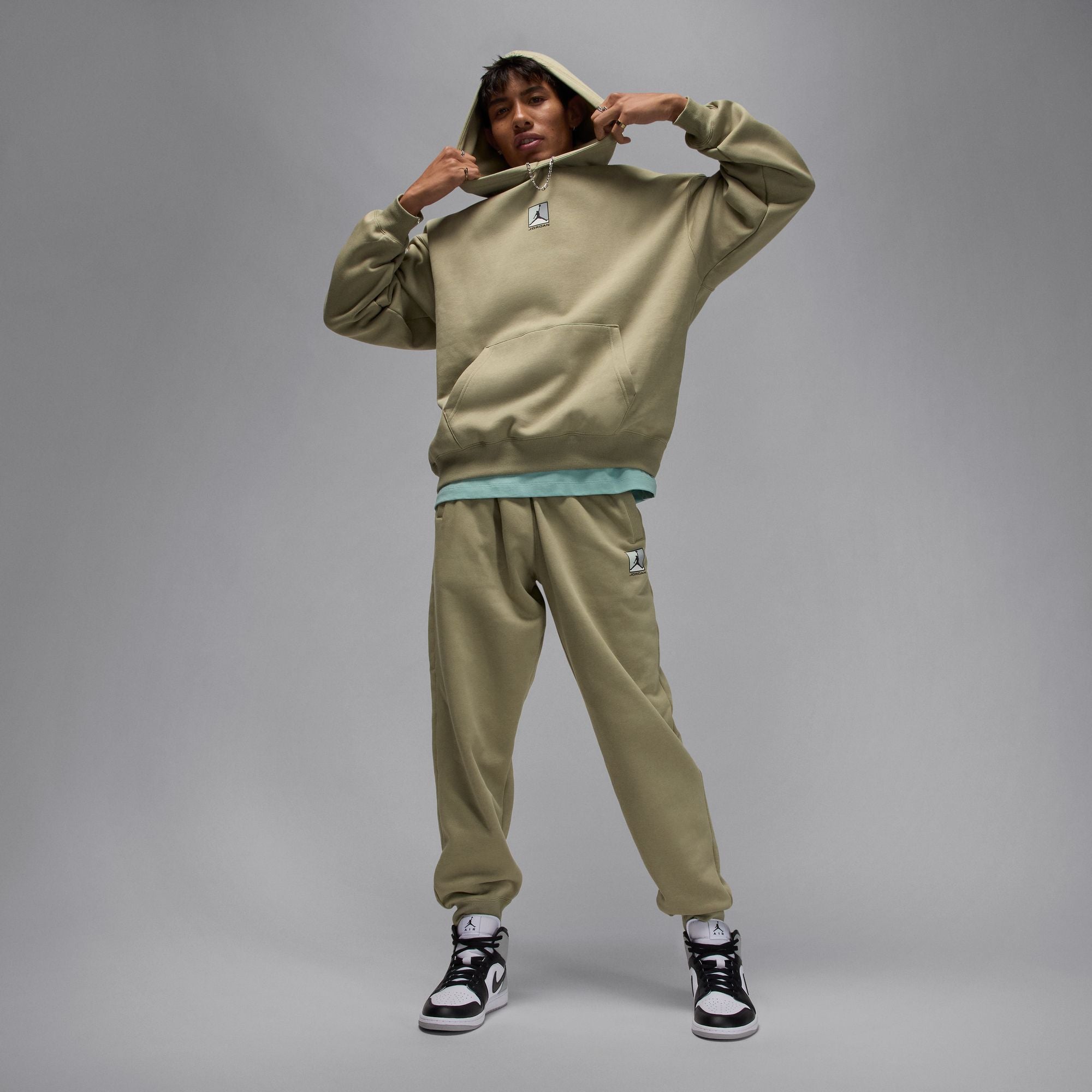 Air Jordan Brooklyn Fleece Graphic Pullover Hoodie - Men's