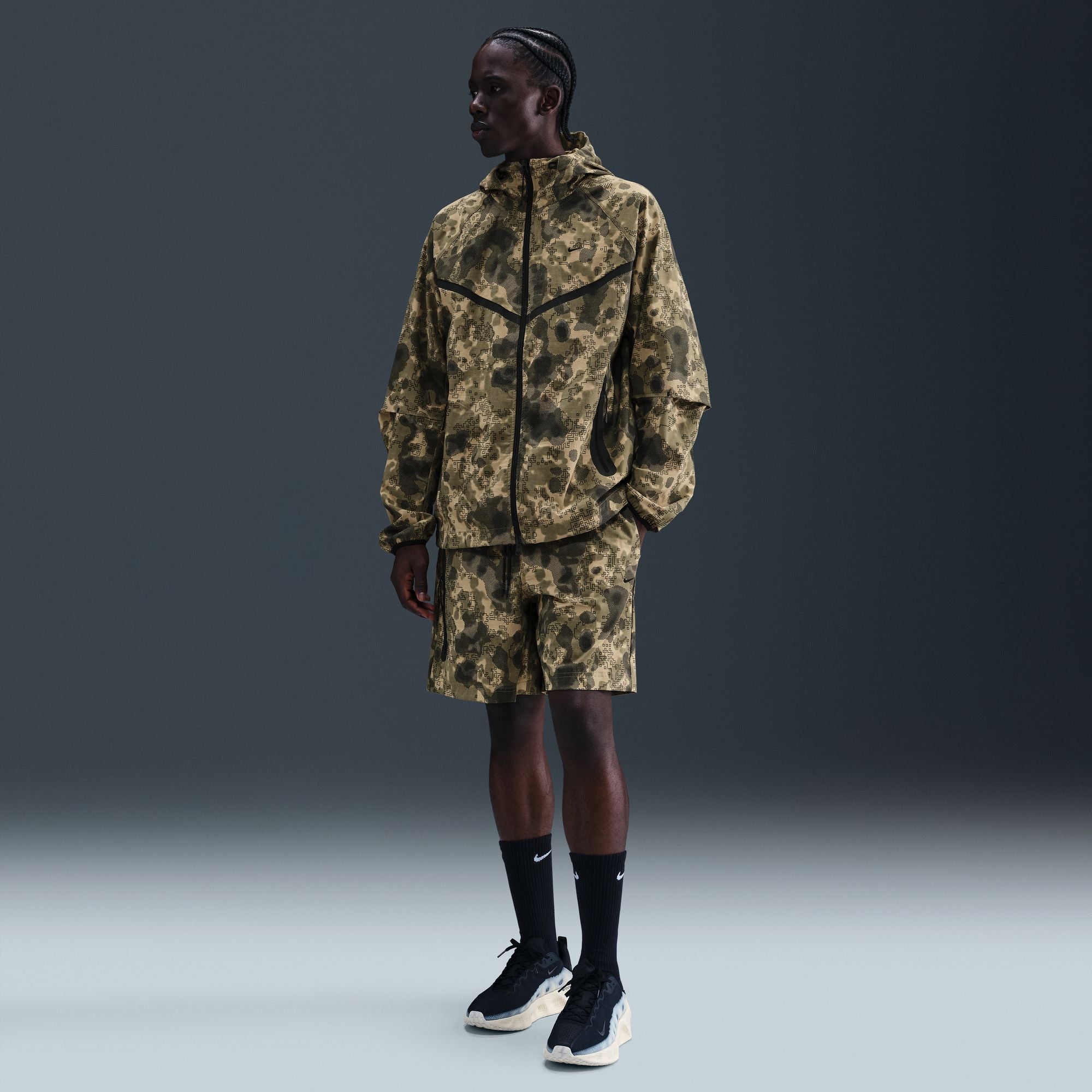 Nike Tech Dri-FIT Woven Camo Shorts - Men's