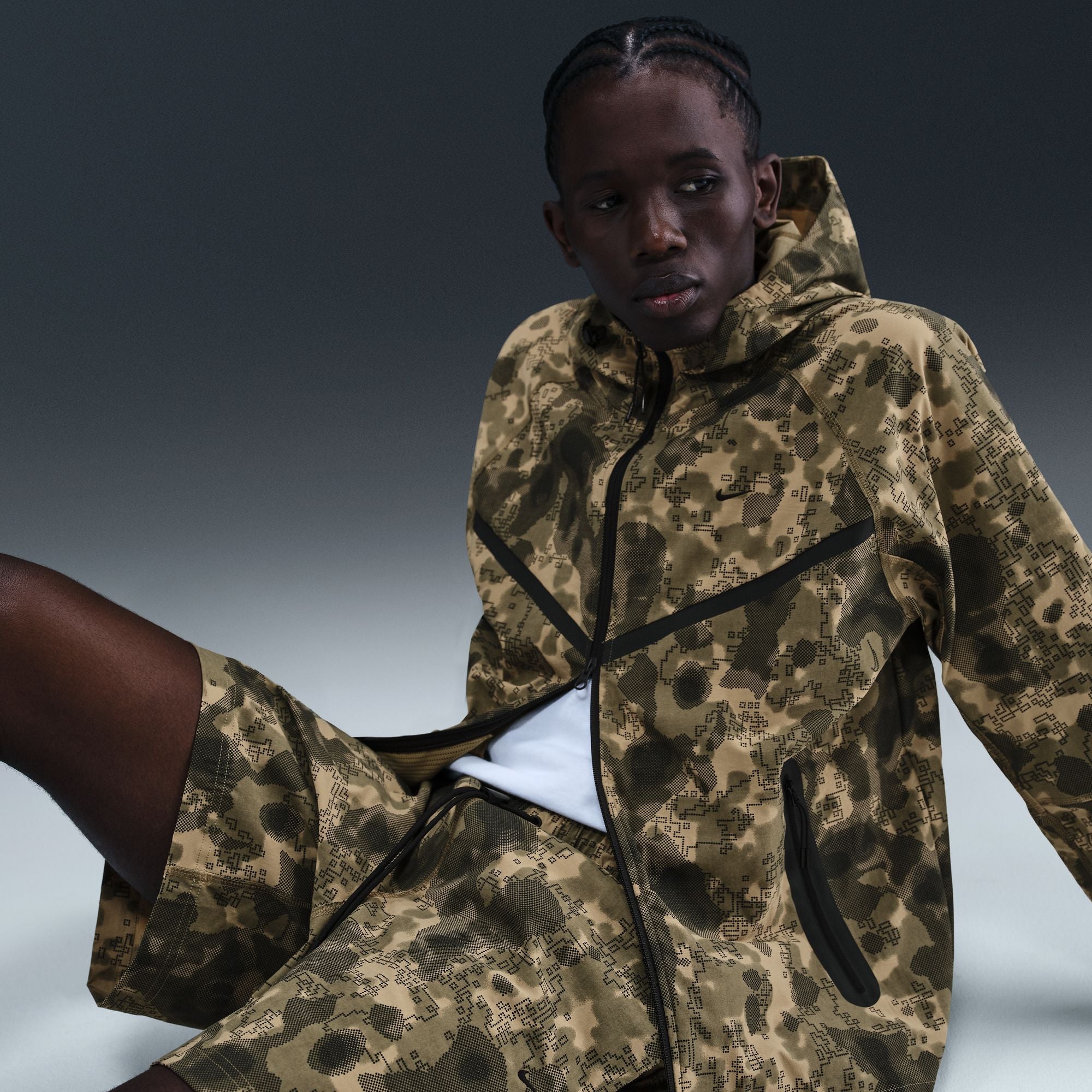Nike Tech Dri-FIT Woven Camo Shorts - Men's