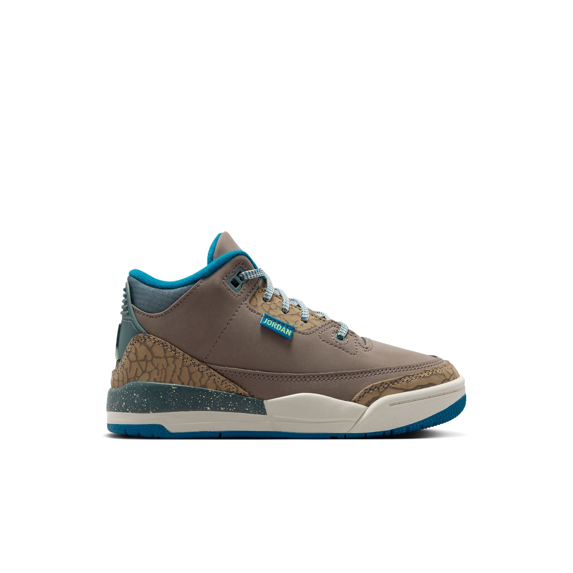 Air Jordan 3 Retro "Olive Grey" - Preschool