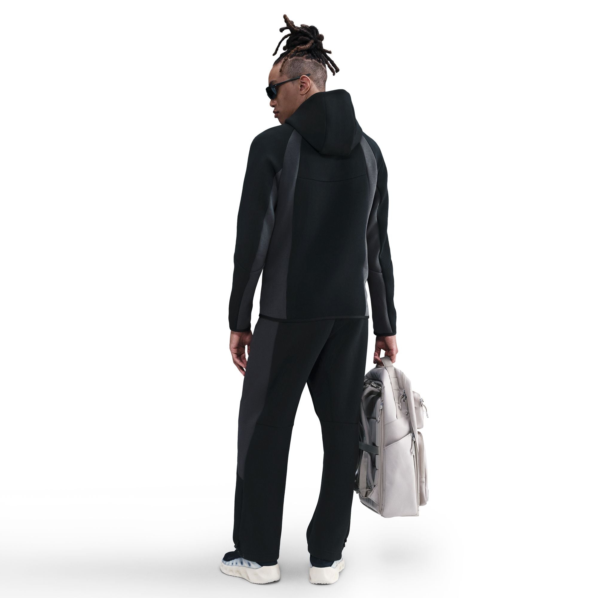 Nike Tech Color-Block Open-Hem Fleece Pants - Men's