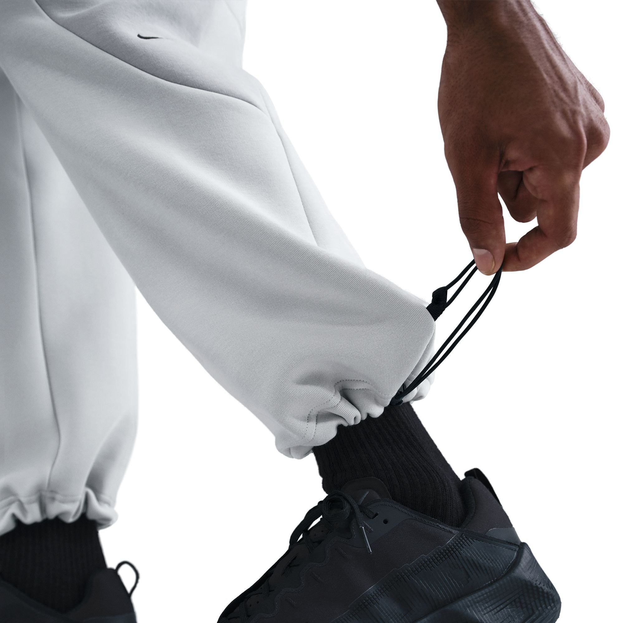 Nike Tech Color-Block Open-Hem Fleece Pants - Men's