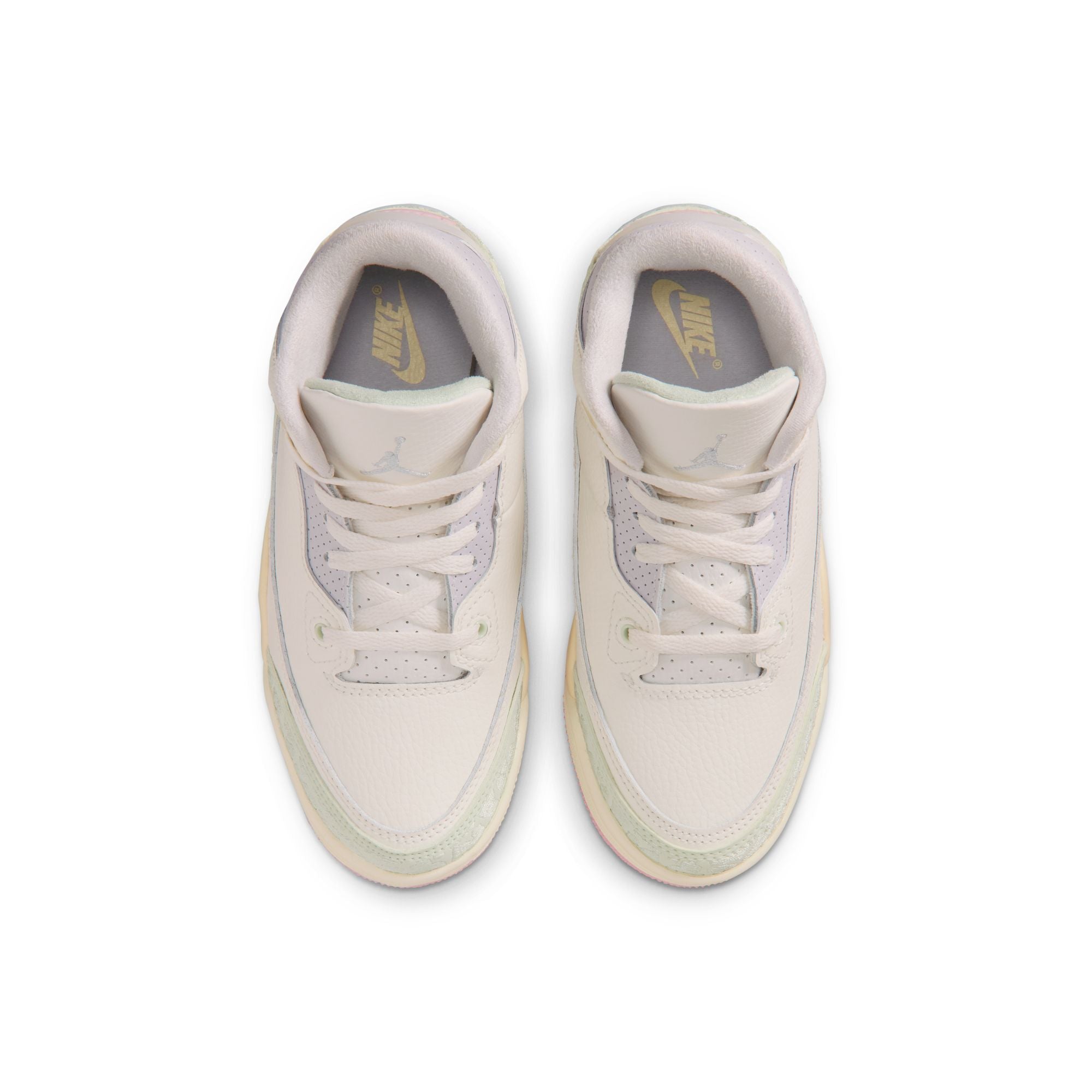 Air Jordan 3 Retro "Sail and Jade Aura" - Preschool