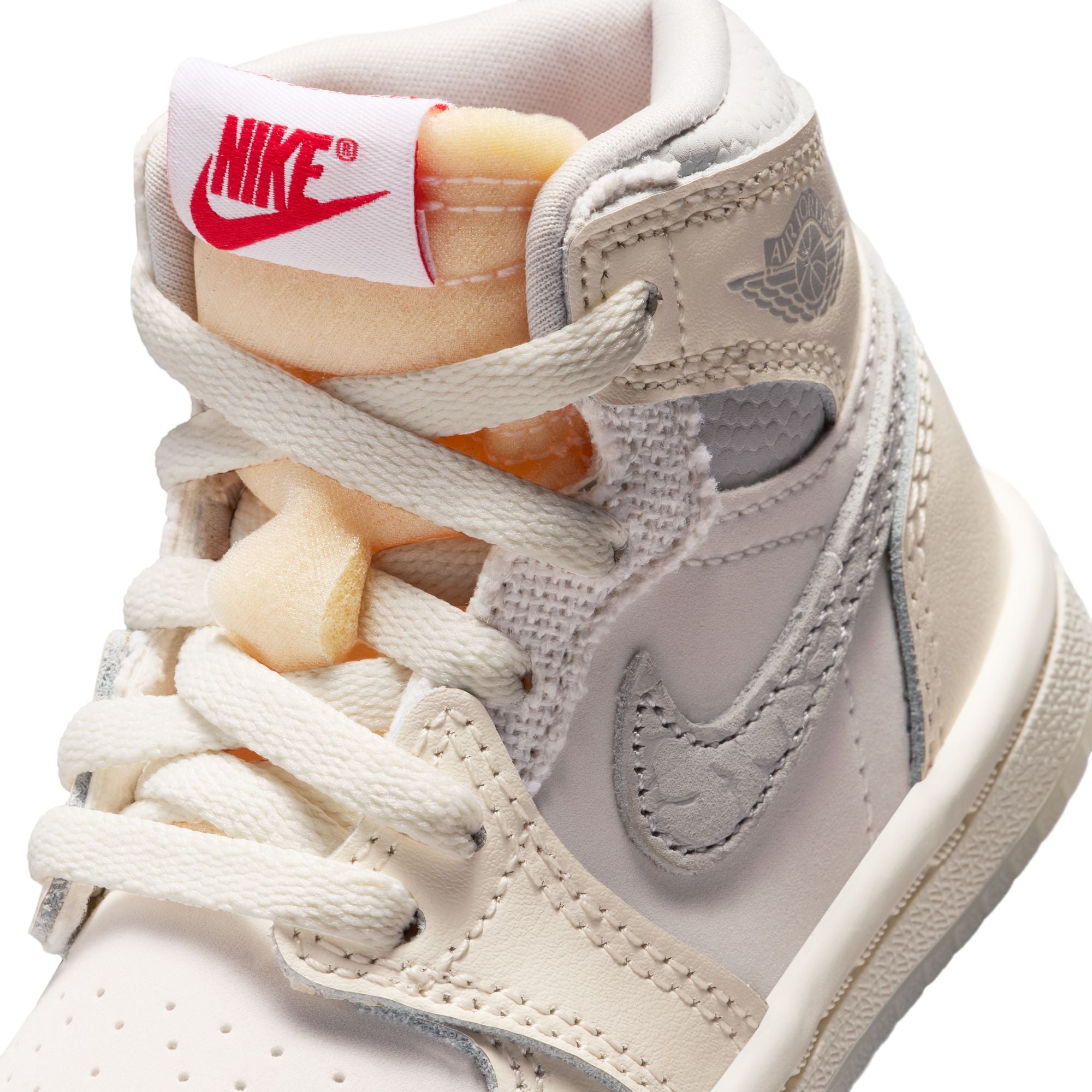 Air Jordan 1 Retro High OG "Sail University Red" - Toddler's