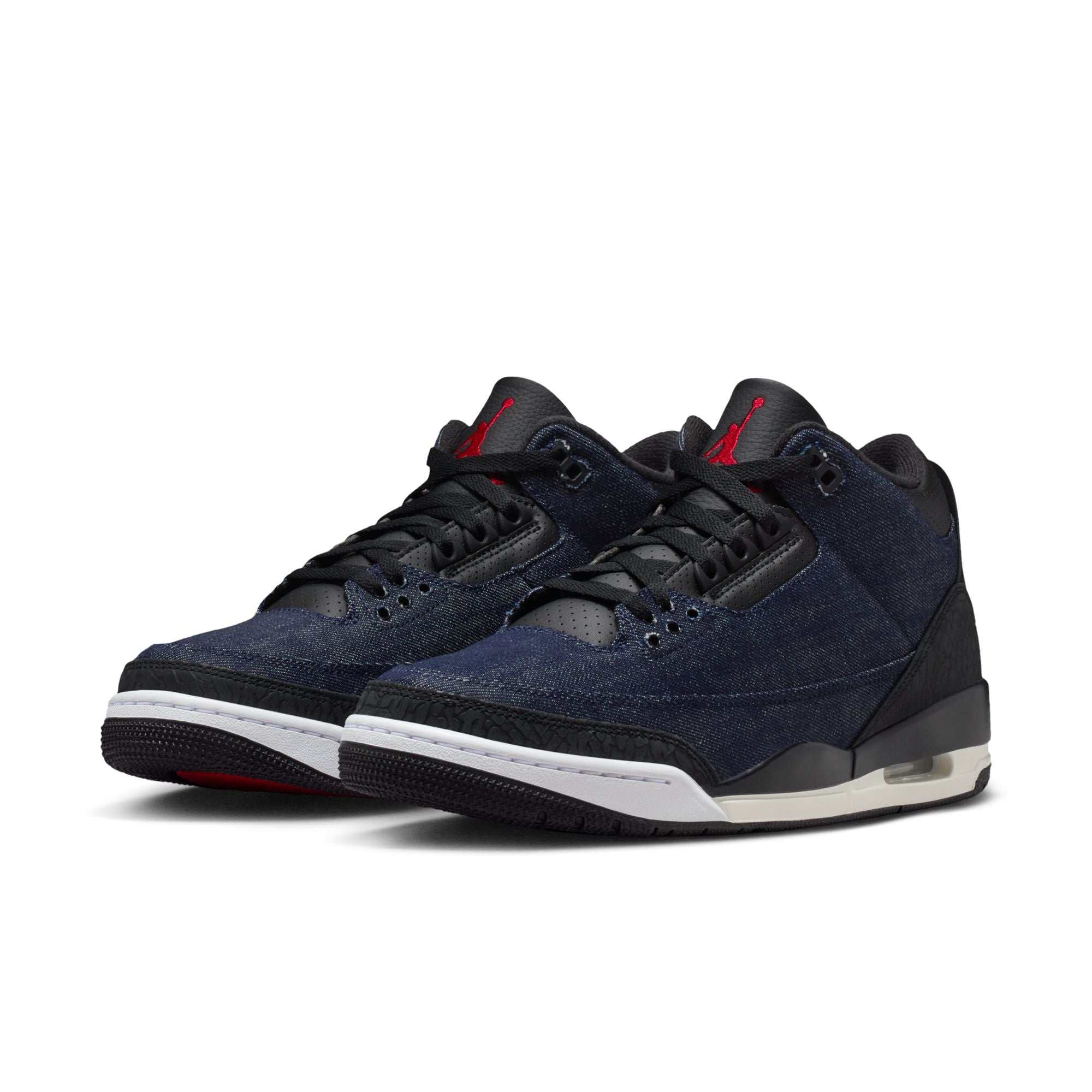 Air Jordan 3 x Levi's® "Indigo and Gym Red" - Men's